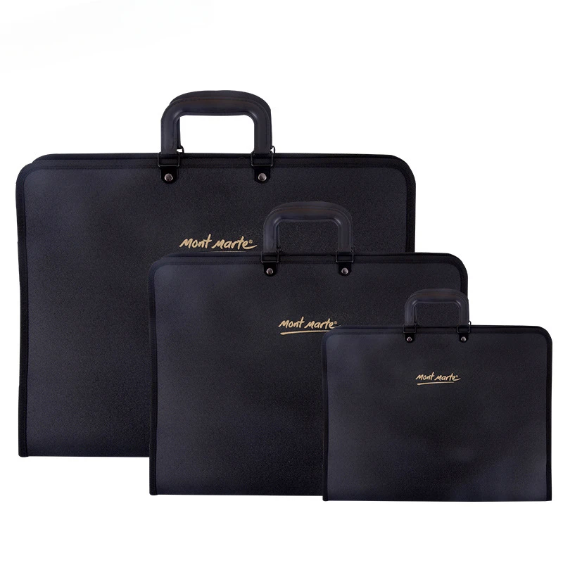 Multi Functional Waterproof Painting Bag A3 Handheld PP Waterproof Drawing Work Storage Bag Office File Art Material Storage Bag