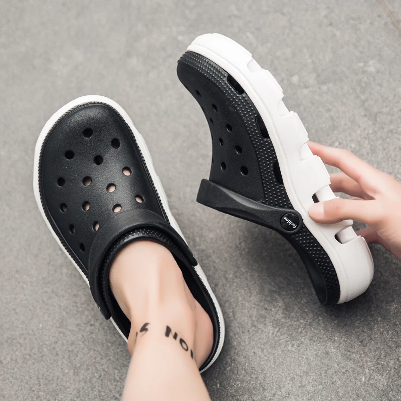 Men EVA Slippers Bathroom Beach Indoor Non Slip Comfortable High Quality Women Sandals Cute House Summer Orginal Design Casual image 2