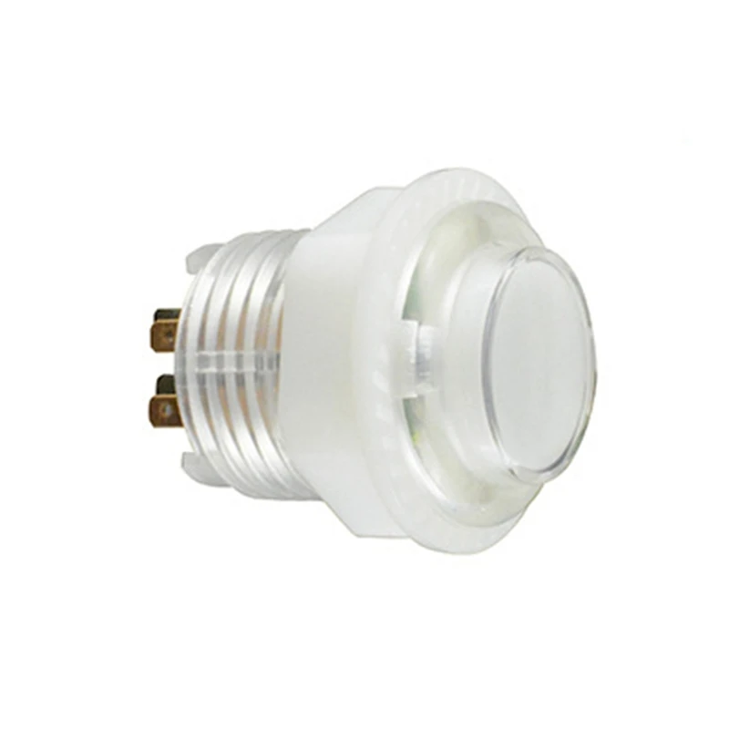 Quality Plastic Game Machine Push Button Switch  24Mm Nut With 4Pin Light Cable  For Zero Delay Board Arcade Game Machine Parts