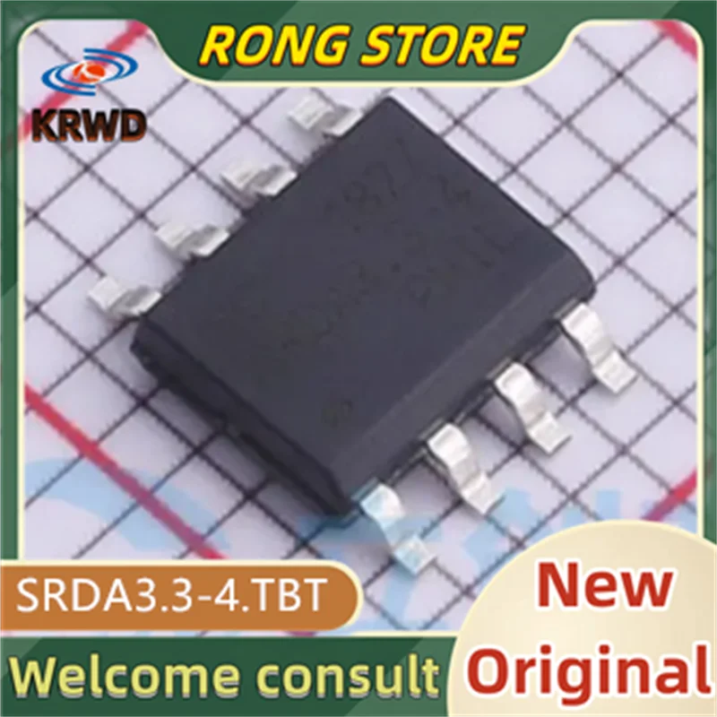 5PCS SRDA3.3-4 New and Original Chip IC SRDA3.3-4.TBT SRDA3.3 SRDA3 SOP-8