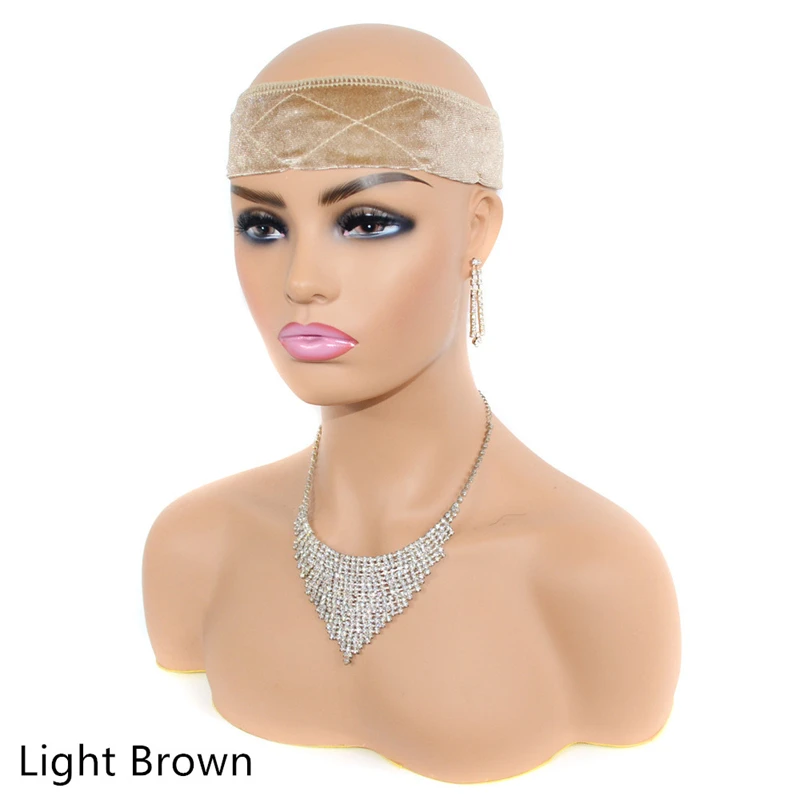 1Pcs Soft Velvet Wig Grips Head Band For Women Comfortable Adjustable Non Slip Wig Grip Headband For Wig Hair Accessories