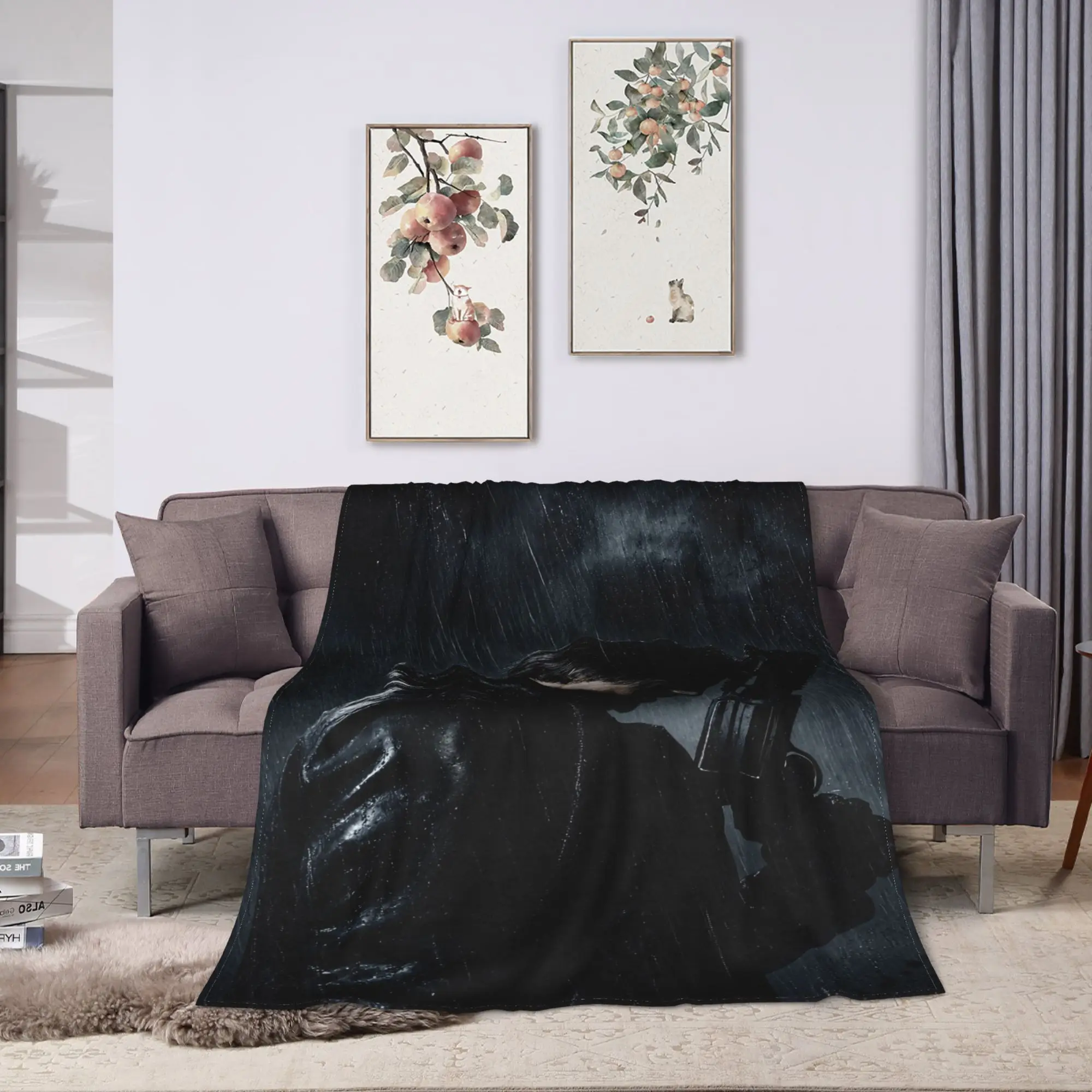 Leon Kennedy Blanket Winter  Cozy Throw Blanket For Girls Sofa Home Flannel Bedspread Bed Cover