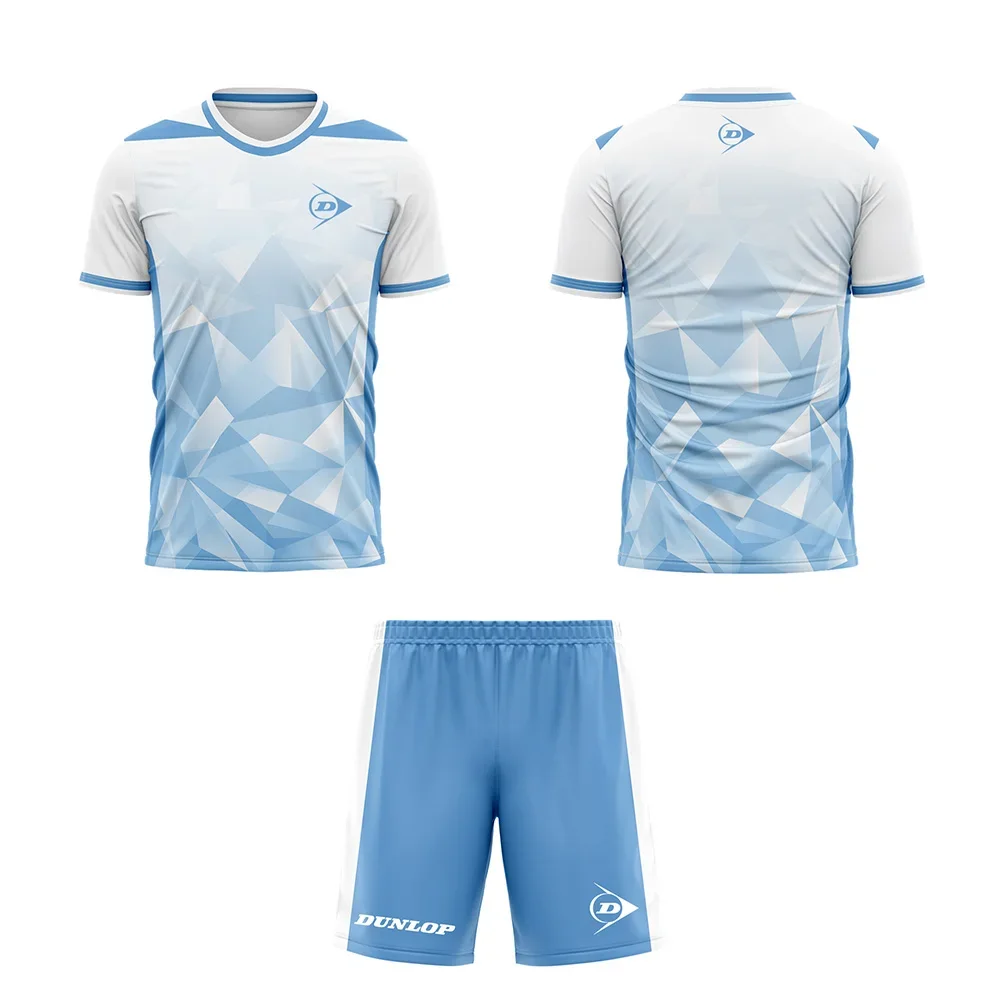 2024 Fashion Quick Drying Breathable Sports Jersey Set Summer T Shirt + Shorts Trousers For Men Short Sleeve Tennis Sportswear