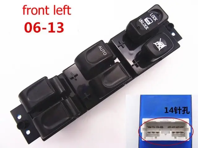 Front Left Window Lifter Switch for Great Wall wingle 3/ wingle 5 2006-2013 Glass Lifter Switch Electric Window Control 