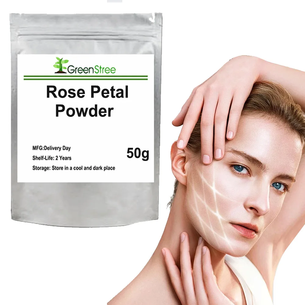 

Ultrafine Broken Wall Pure Flat Shade Rose Petal Powder Facial Mask Powder Lightens Spots and Brightens Skin Care Materials