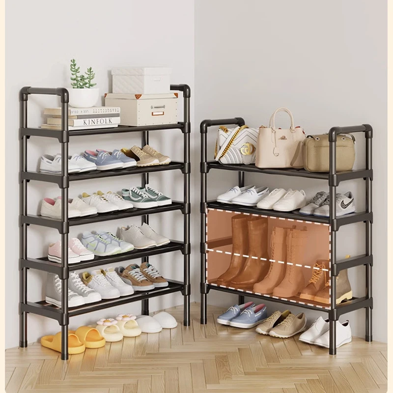 Multiple Layers Metal Shoe Rack, Large Capacity Shoe Organizer for Entryway, Closet, Garage, Shoe Shelf for Living Room image 6