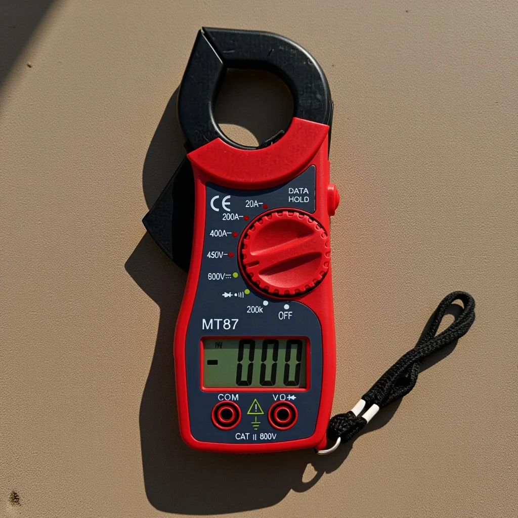 

Цифровой мультиметр-амперметр Mt87: Красный мини-портативный тестер тока и напряжения для дома, фабрики, школы, электронных измерений