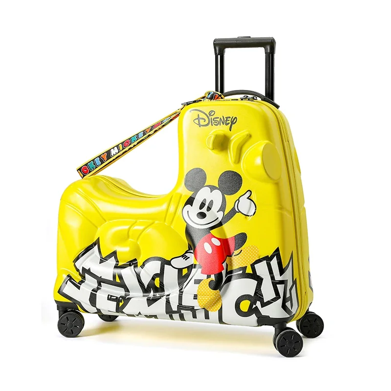 Disney Mickey kids\' luggage minnie Travel bag for children Fashion cartoons password zipper rolling luggage case Travel Suitcase