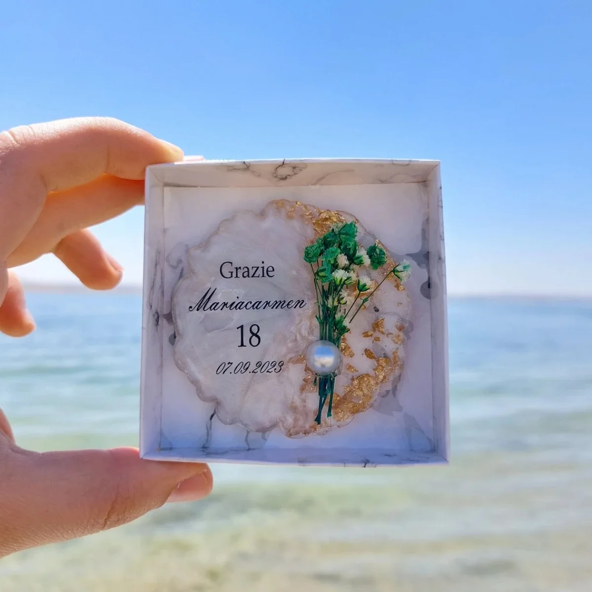 Custom  Epoxy Magnet Favor, Personalized  Fridge Magnets,Wedding Favors,Engagement Gift,Flower Magnet for Guest,Wedding Gifts,Ba
