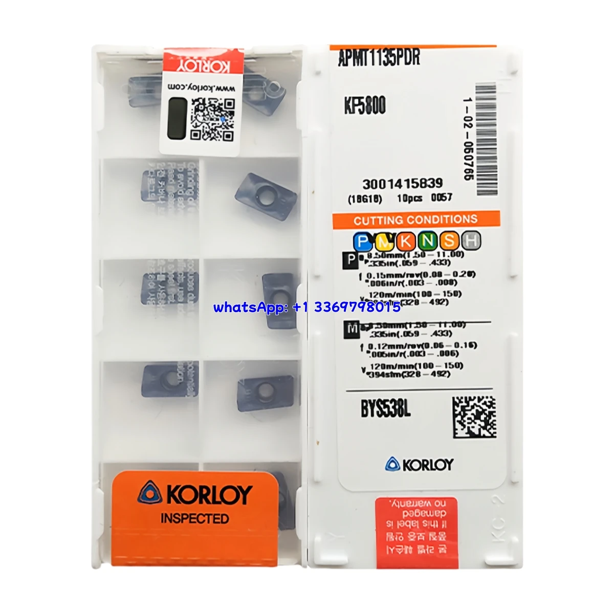 10 قطعة KORLY 100% الأصلي APMT APMT11T3PDSR-MM PC3500 طحن إدراج #5