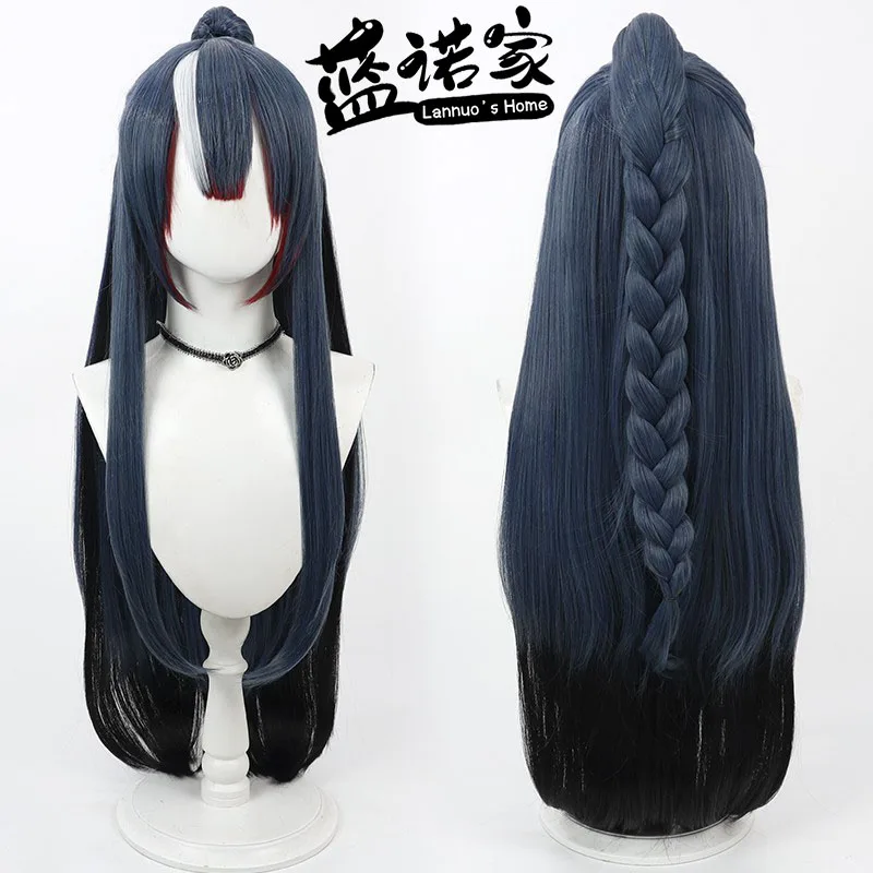 

Anime Arknights Ling Cos Cosplay Wig Halloween Carnival Party Props Synthetic Hair Heat Resistant Fiber + Wig Cap