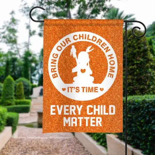 Orange Every Child Matters Flag, Protect Children Flag, Honoring Orange Day Flag