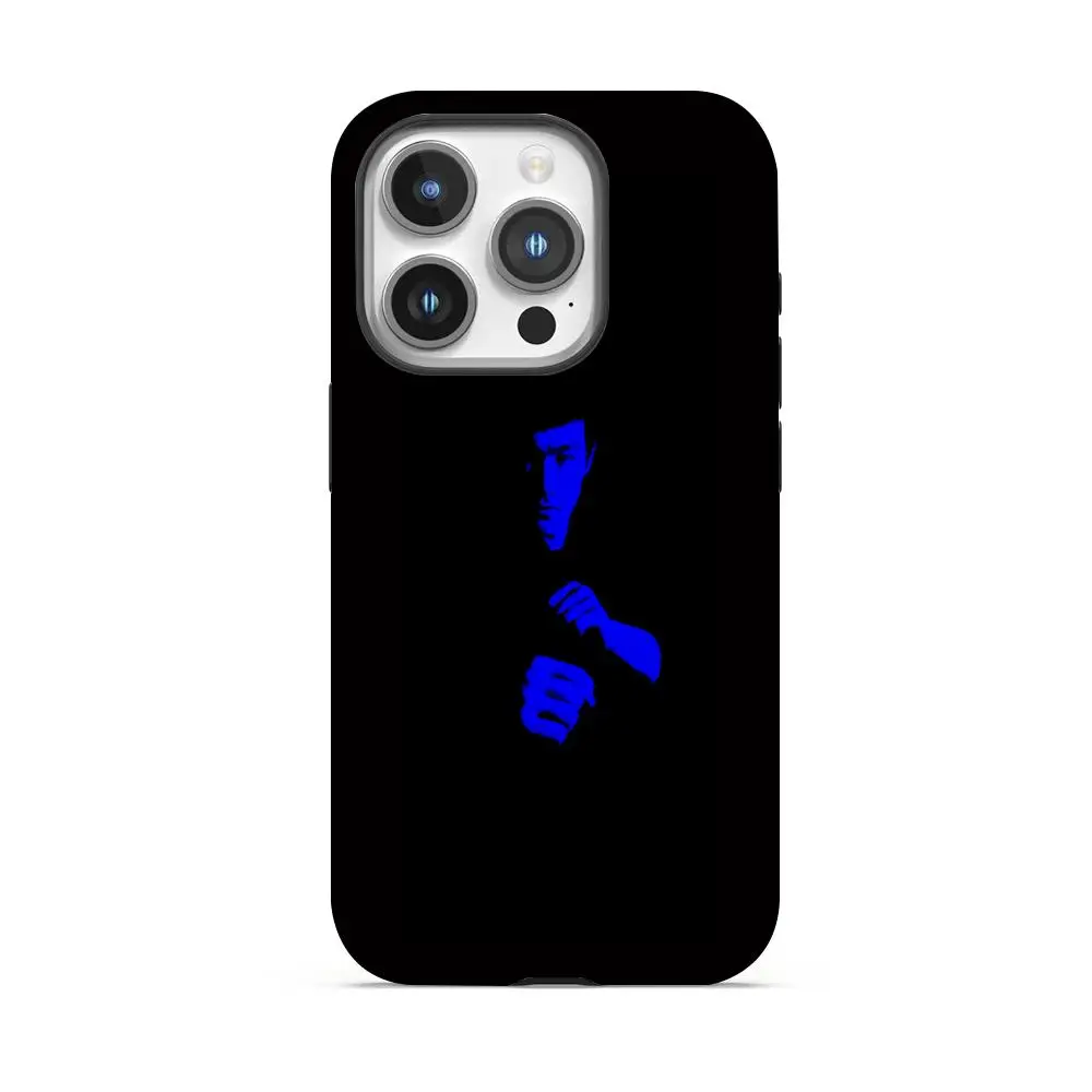 Чехол для телефона «Китайский кунг-фу Брюс Ли» для iPhone 16, 15, 14, 13, 12, 11 Pro Max, 11 MINI 16e, глянцевая пленочная крышка HD