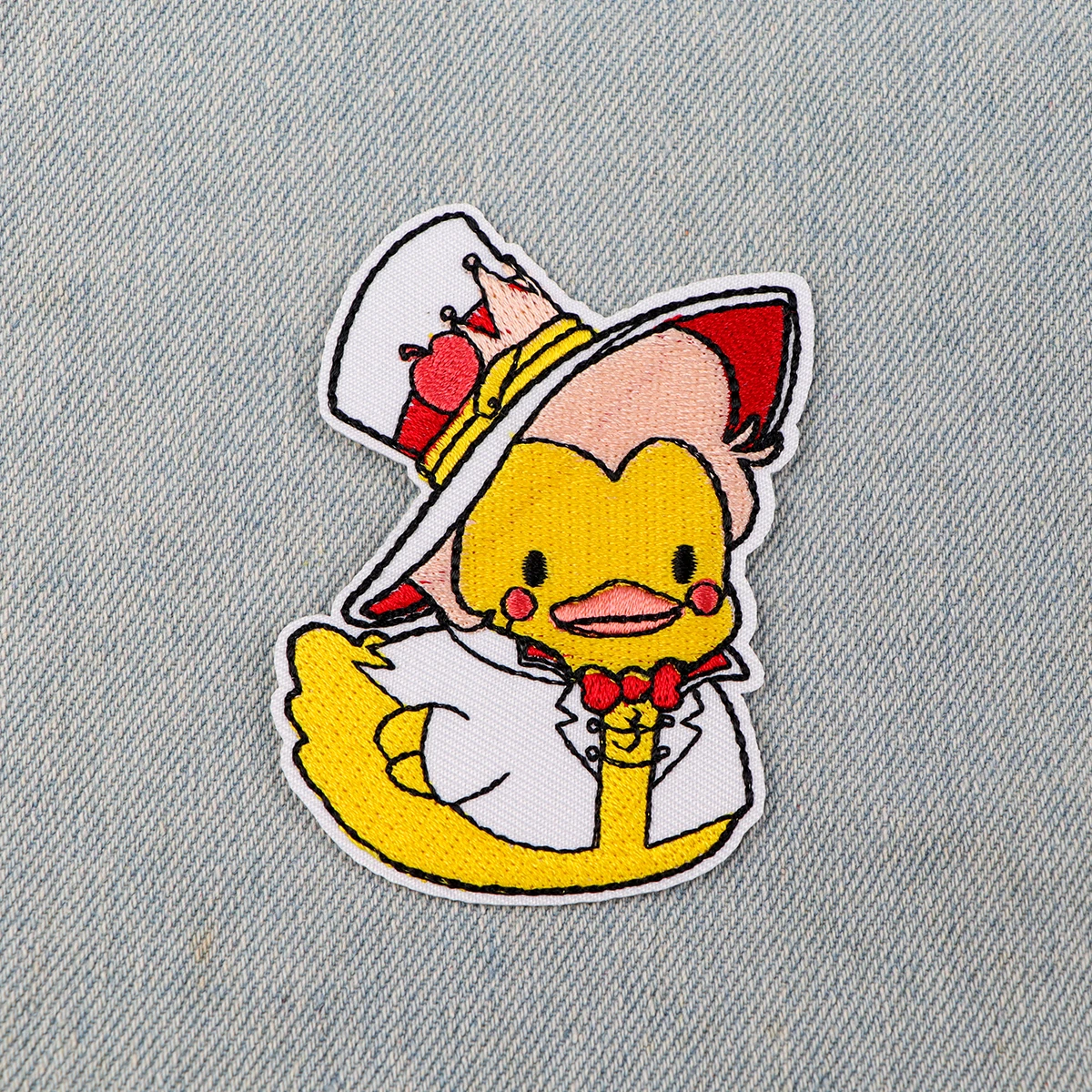 Cute Duck Patch Cartoon Embroidered Patches For Clothing DIY Iron on Patches For Clothes Cartoon Patch Stickers For Friends