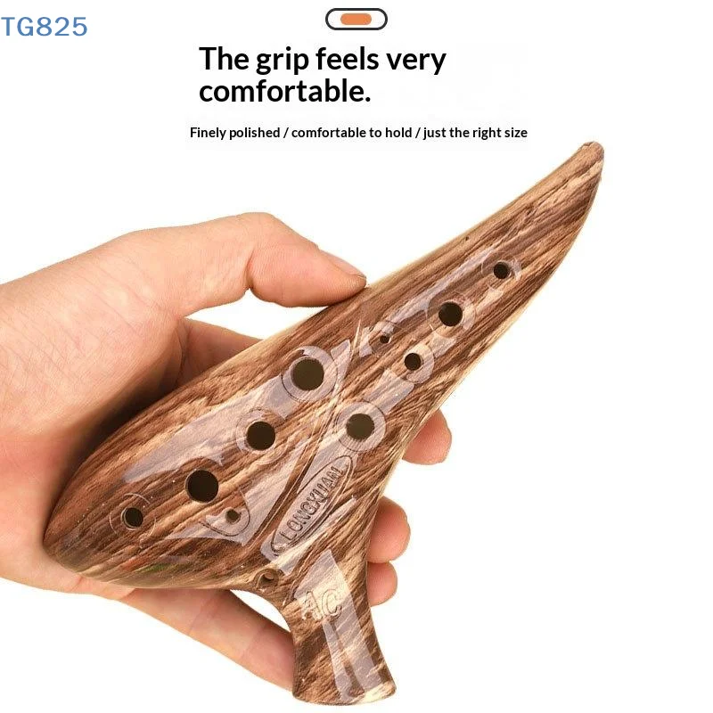 【AN】【AN】12 Hole Ocarina Instru - Ocarina Ceramic ulasan dan harga