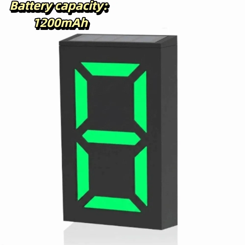 

Auto Light Control Solar LED House Number Light Waterproof Construction RGB Color Shifting RGB House Number Light