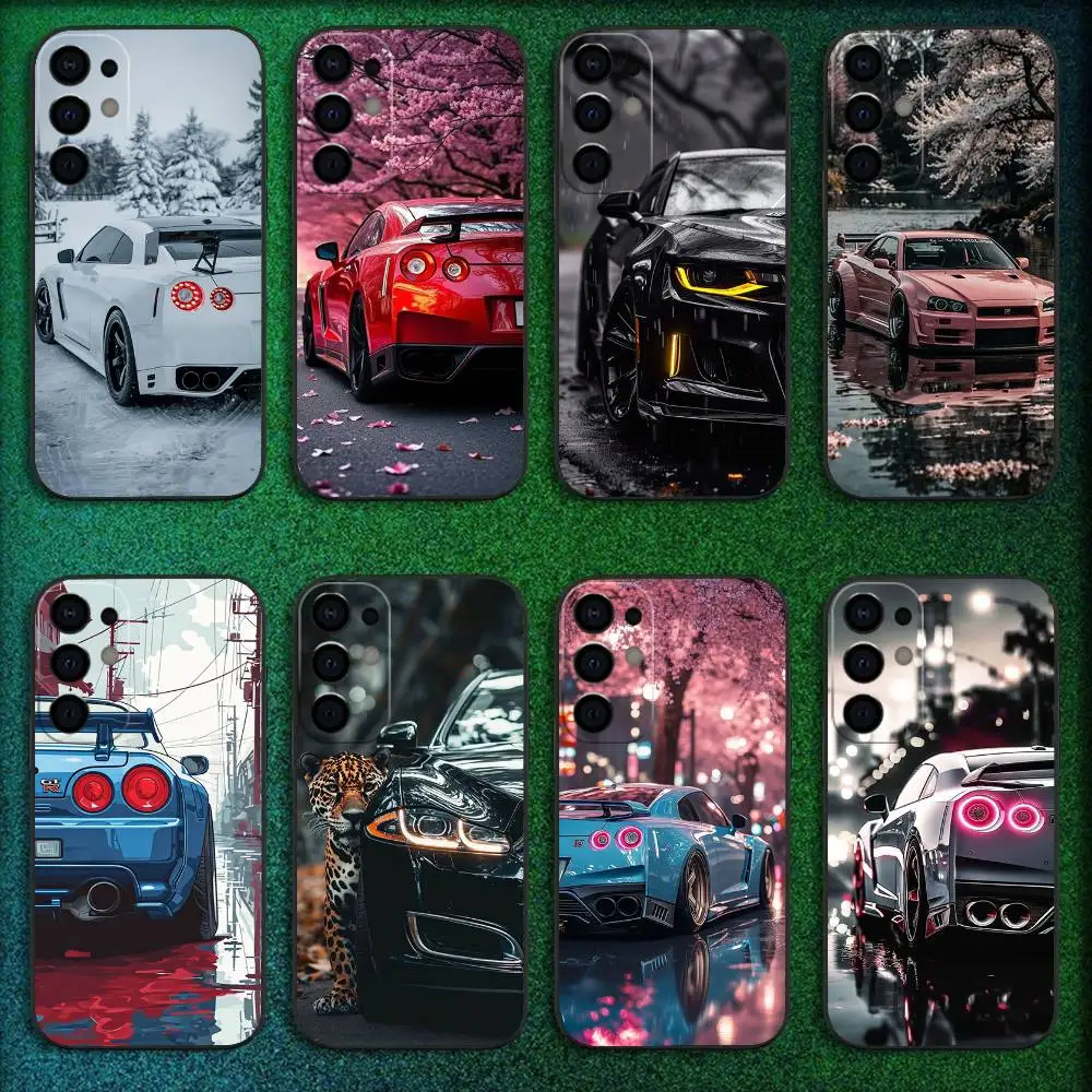 

S-Skyline G-GTR Phone Case For Samsung S25,S24,S21,S22,S23,S30,Ultra,S20,Plus,Fe,Lite,5G Black Cover