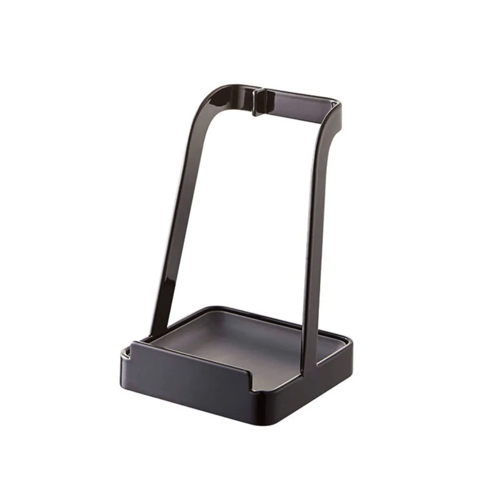 Multi-Function Pot Cover Shelf Tableware Storage Countertop Organizer Lid and Spoon Rest Holder with Tray Durable