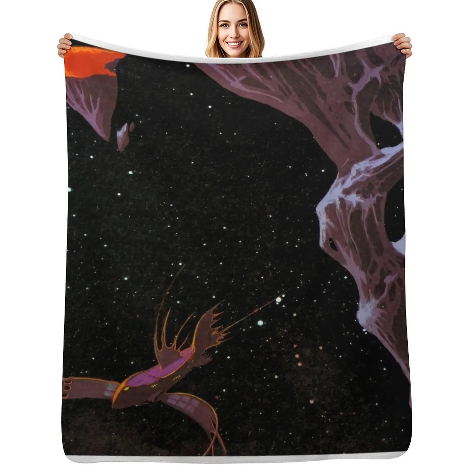 

Roger Dean Throw Blanket Cozy Microfiber Throw Blanket for Home Bedroom