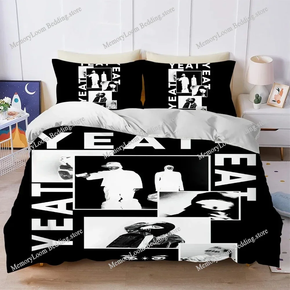 Rapper Yeat 2093 Duvet Cover Set Home Style Bedding Soft Laundry Cotton Bed Four Seasons Student Dormitory Home Textileextile741