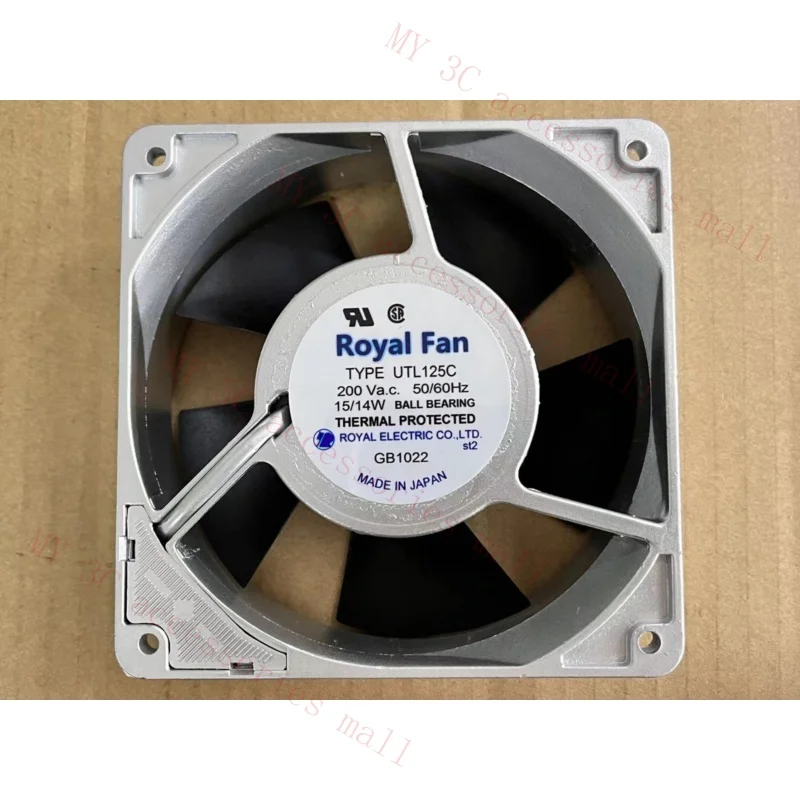 For Royal Fan TYPE UTL125C 200V 15/14W 120*38MM Aluminum Frame Fan