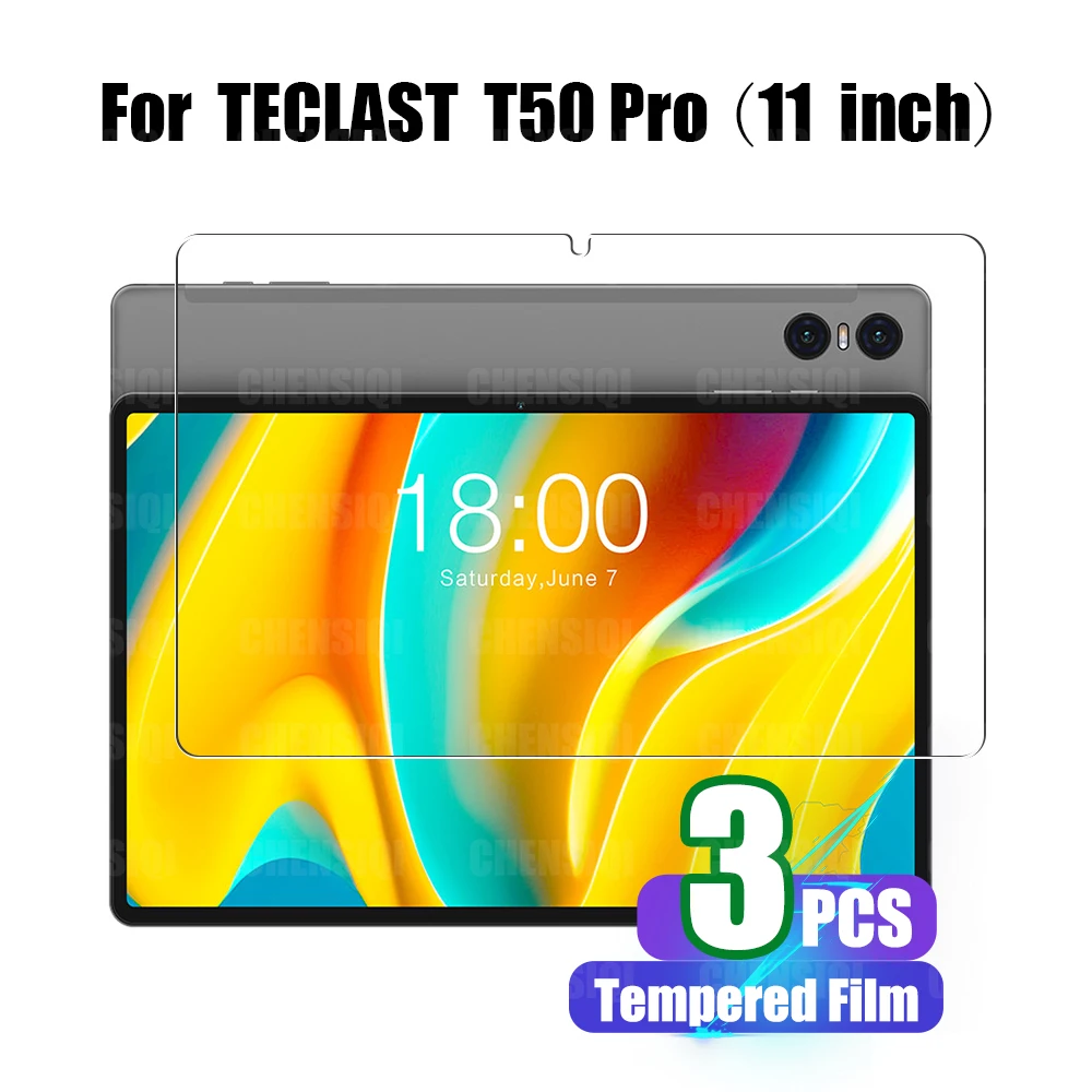 

Защитная пленка для экрана TECLAST T50 Pro (11 дюймов) 2023, твердость 9H, прозрачное закаленное стекло с защитой от царапин для Teclast T50 Pro 11 дюймов