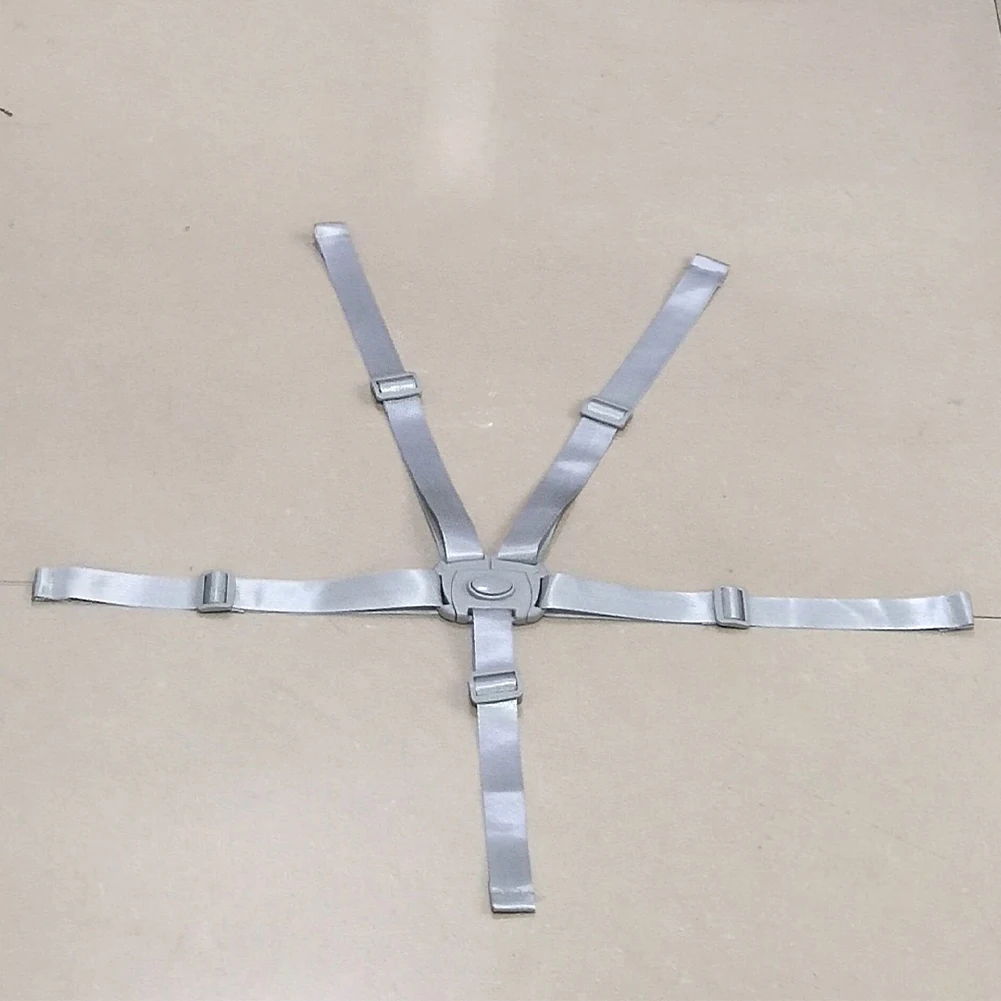 Children's Dining Chair Safety Belt 5 Point Baby Seat Security Belt Adjustable High Chair Strap for Child Seats High Chairs