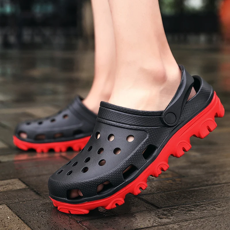 36-51 New Summer women Sandals Indoor Outdoor Couples Casual Shoes Fashion Baotou Beach Sandals Clogs Comfort Home Soft Slippers