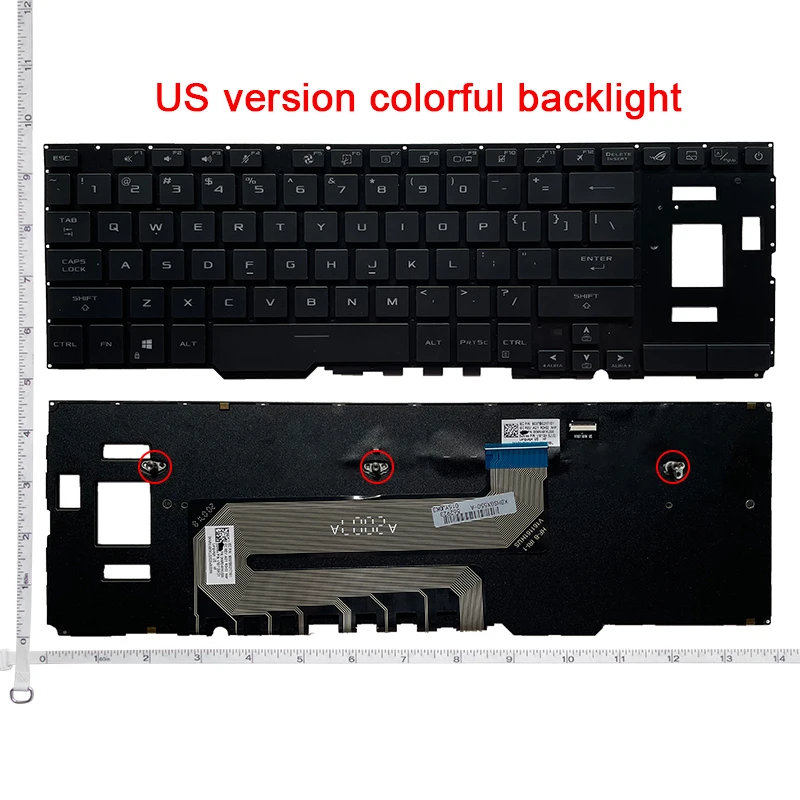 US/PO NEW Keyboard For ASUS ROG Zephyrus Duo 15