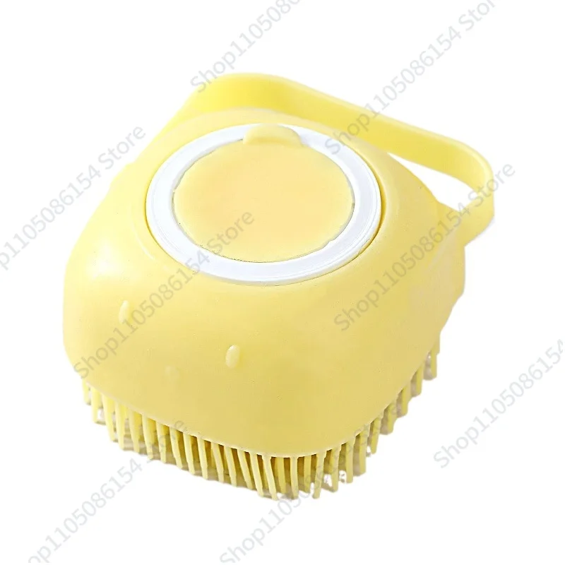 فرشاة حمام الحيوانات الأليفة أداة تنظيف تدليك رغوة سيليكون القط الذهبي المسترد الكلب منتج خاص قطعة أثرية للاستحمام #1