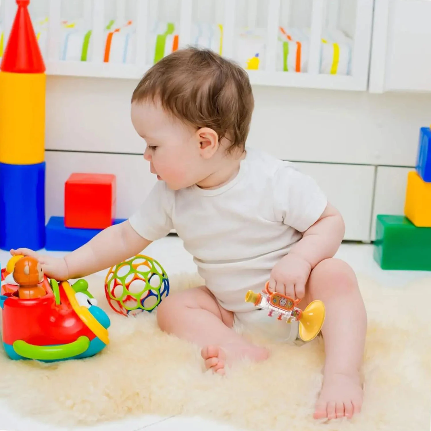 Trompeta de juguete para niños, música soplada, instrumentos de juego, armónica, silbato, juguetes masculinos y femeninos