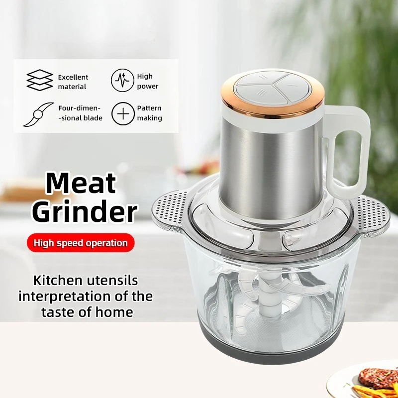 

Европейская многофункциональная бытовая маленькая электрическая мясорубка, машина для приготовления фарша, блендер для чеснока