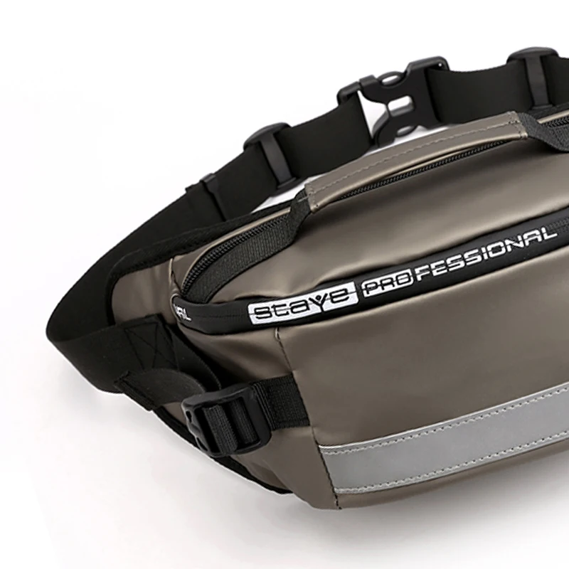 HAOSHUAI Fanny Pack For Men Waterproof Waist Pack Belt Bags Blocking And Anti-Theft Functions(Khaki)