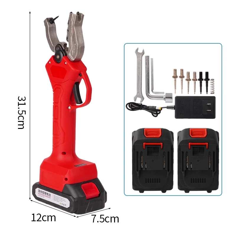 Electric ear tag pliers for pigs, cattle and sheep, automatic rebound ear tag pliers for animal use, ear tag punching pliers