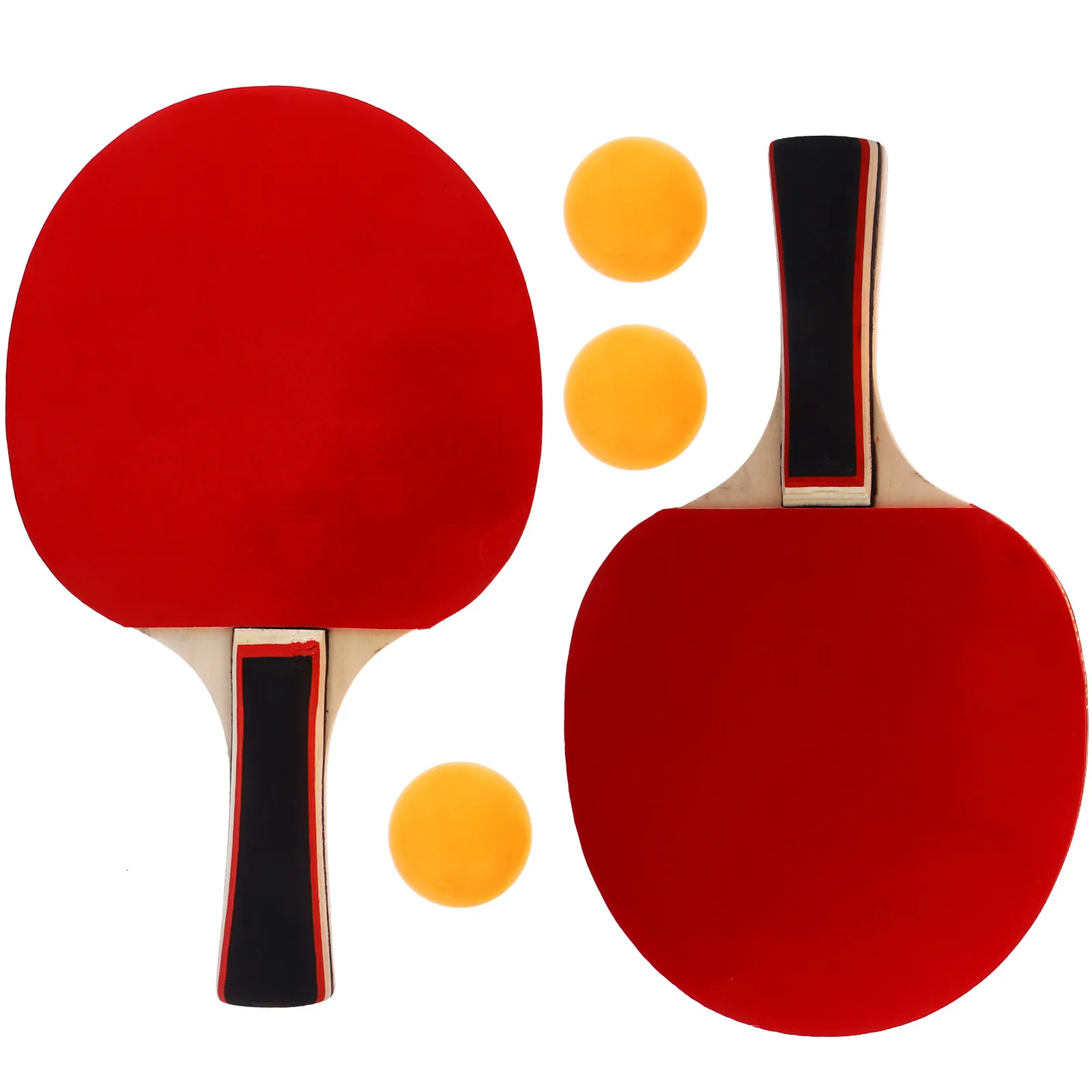 

1Set Table Tennis Racket Set with Storage Bag Portable Lightweight Beginner Paddle Kit for Training Playing Outdoor Sports Table