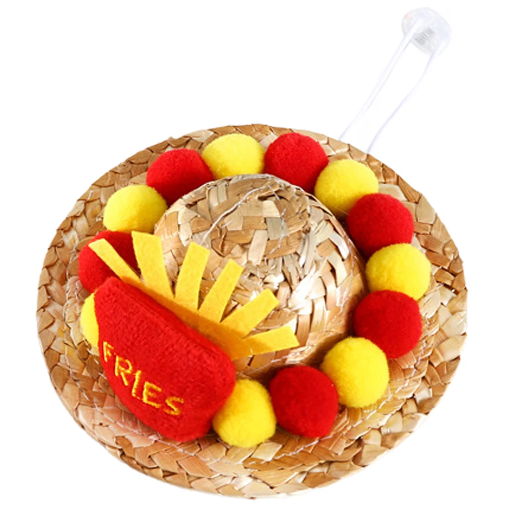 

Stylish Woven Puppy Decorative Dog Cosplay Party Costume Accessory Lightweight Durable Birthday Photo Prop For Cats Small Dogs