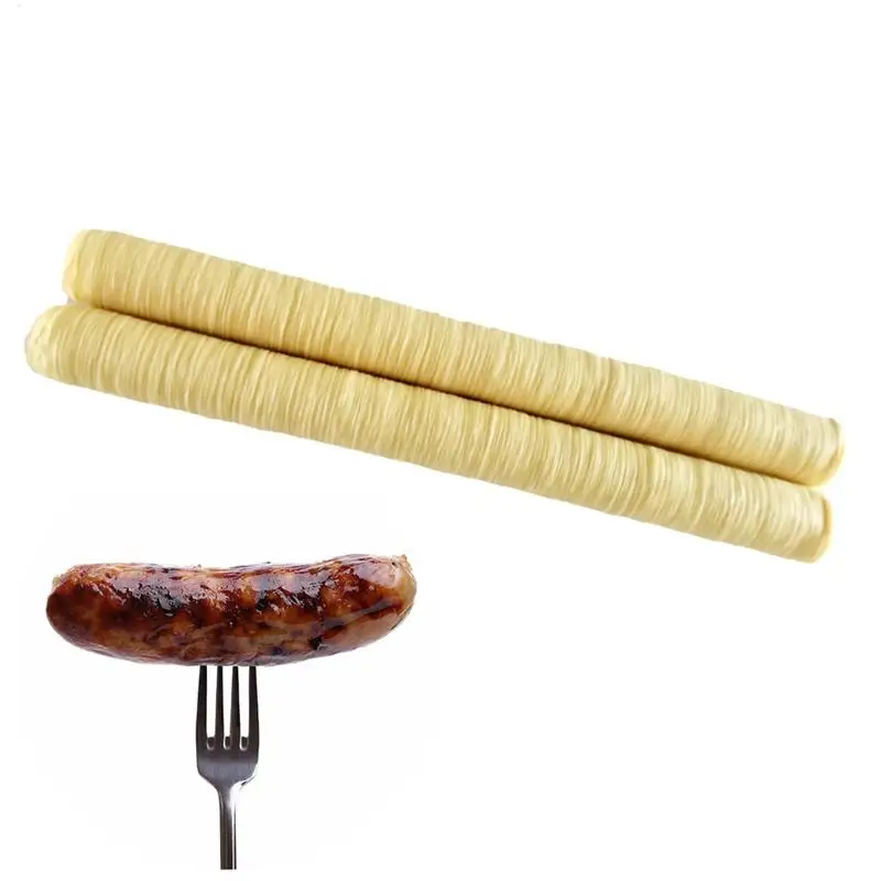 غلاف السجق المشوي سهل التقشير السجق المجفف التعبئة غلاف السجق الكولاجين أدوات المطبخ الطبخ