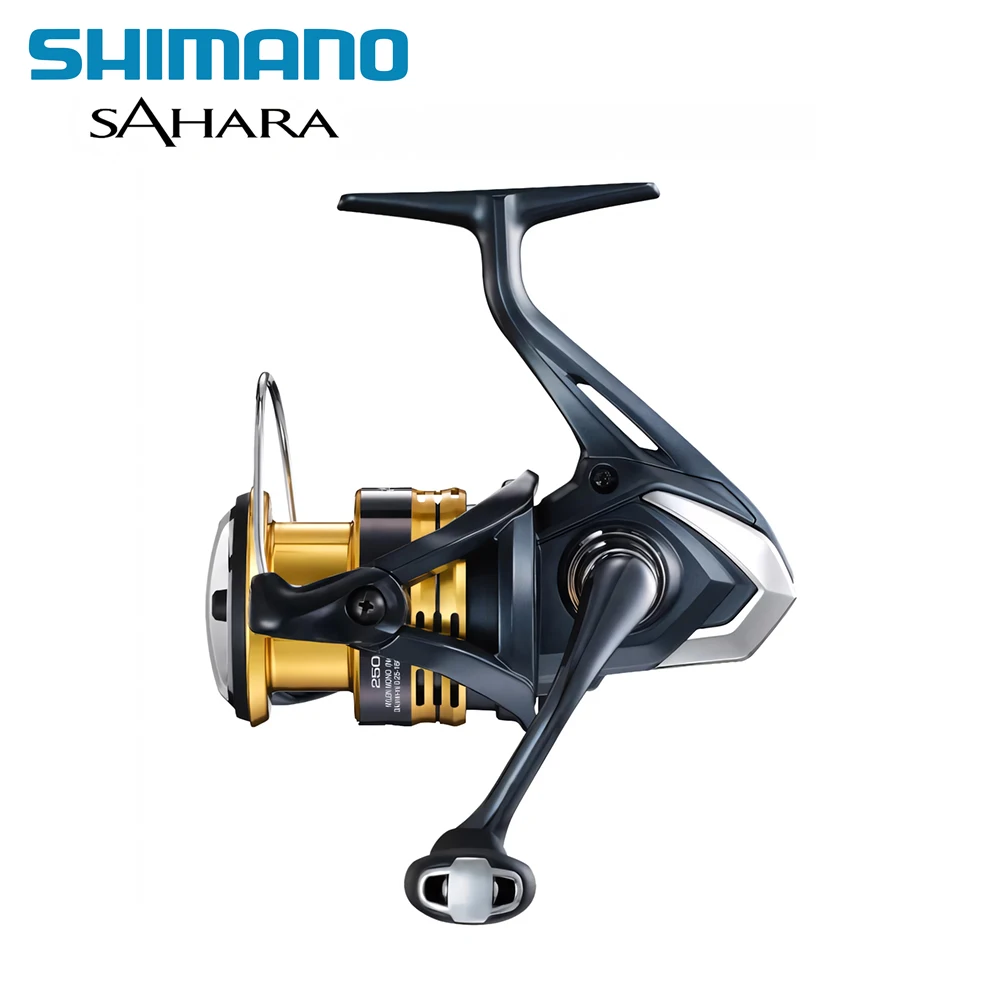 

Спиннинговая рыболовная катушка SHIMANO SAHARA 2022 года, максимальное сопротивление 3-4 + 1BB, 3-11 кг, пресноводные катушки для морской воды