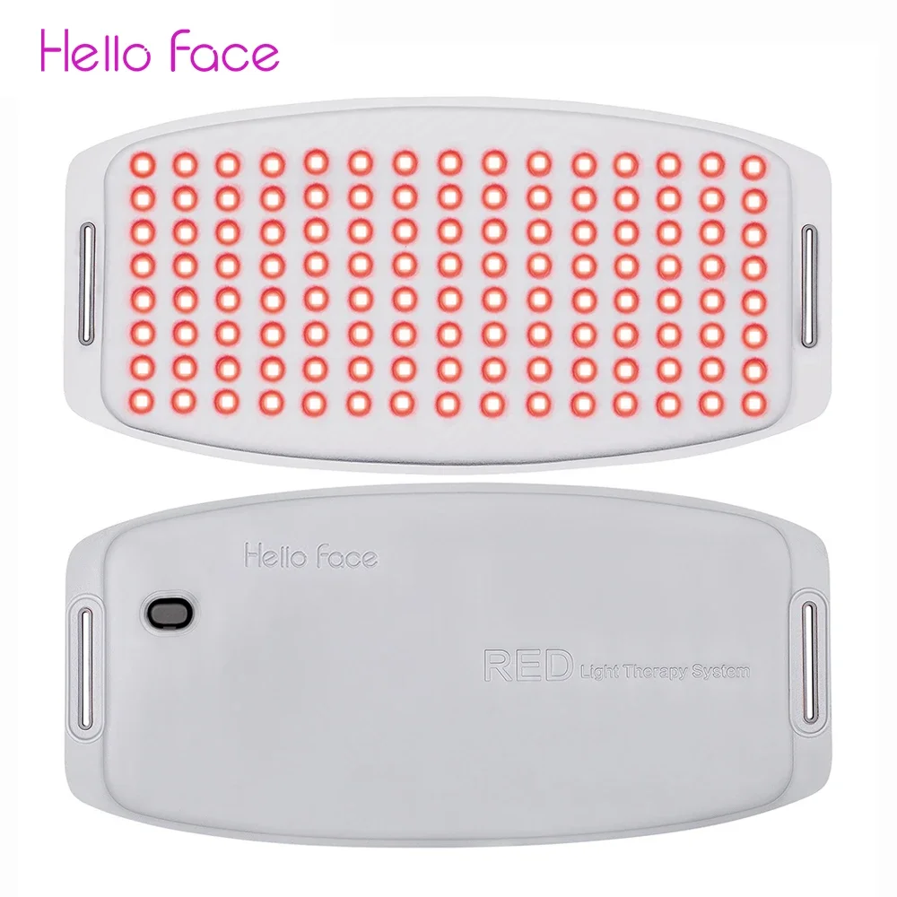 hello-face-led-red-light-therapy-pad-660nm-850nm-rechargeable-infrared-light-therapy-belt-for-face-body-pain-relief-skin-care