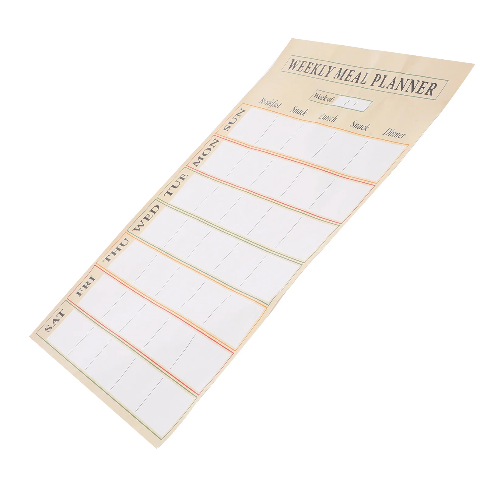 Weekly Plan Whiteboard Stickers Erasable Menu Planner Dry Erase Meal Dinner Kitchen