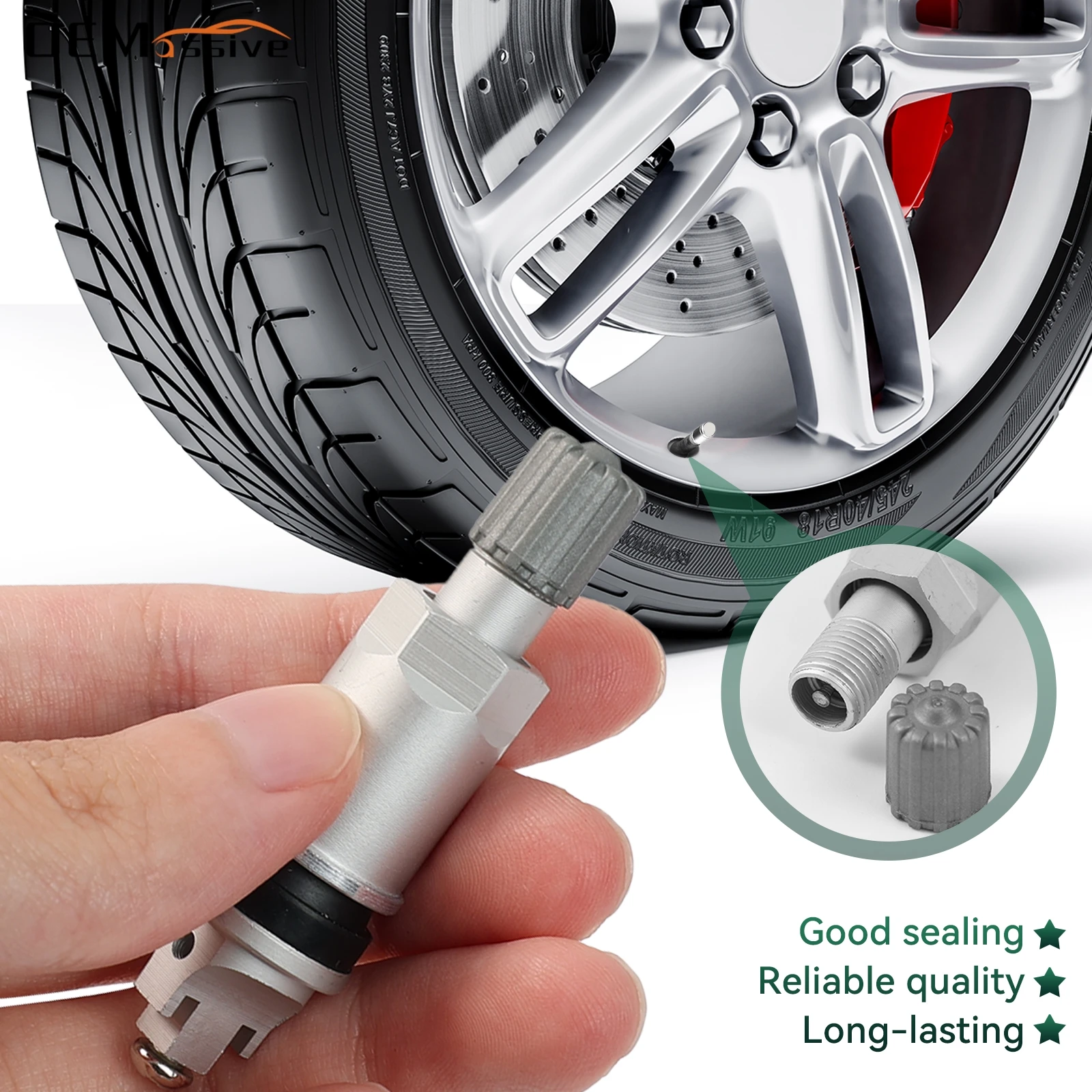 4X Valve Stem Tyre …