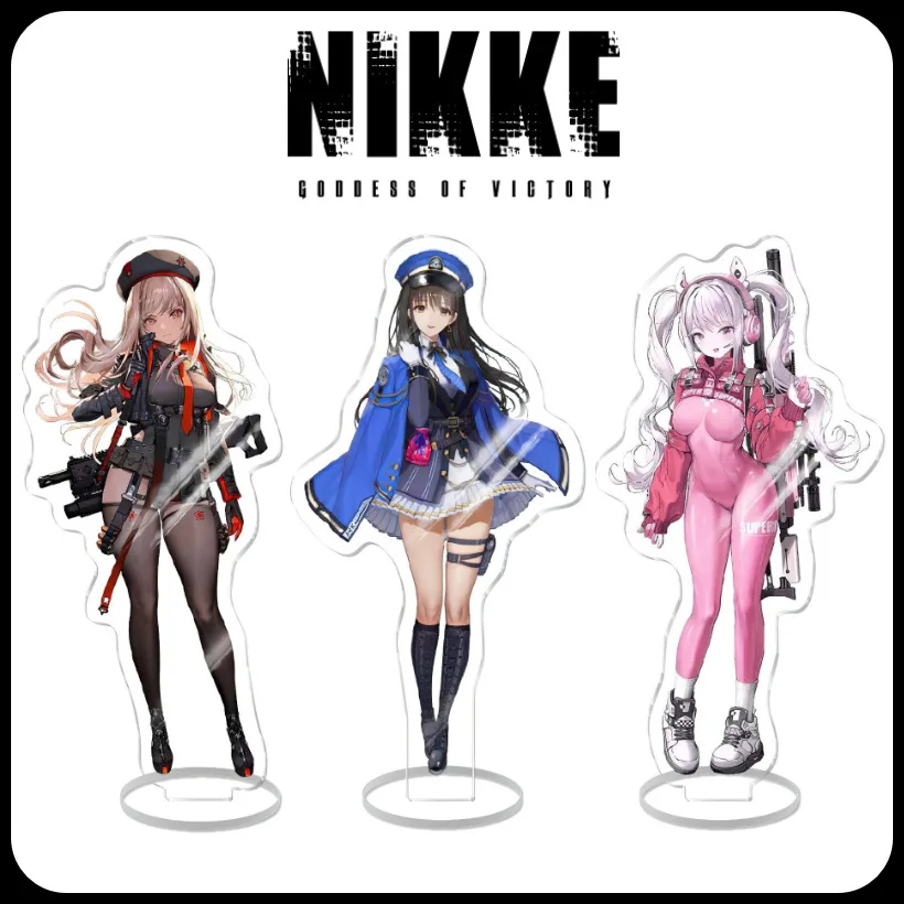 (EEEE) Factory Sales Anime Goddess of Victory Nikke Characters  Acrylic Display Stand Model Office Desktop Sign Doll