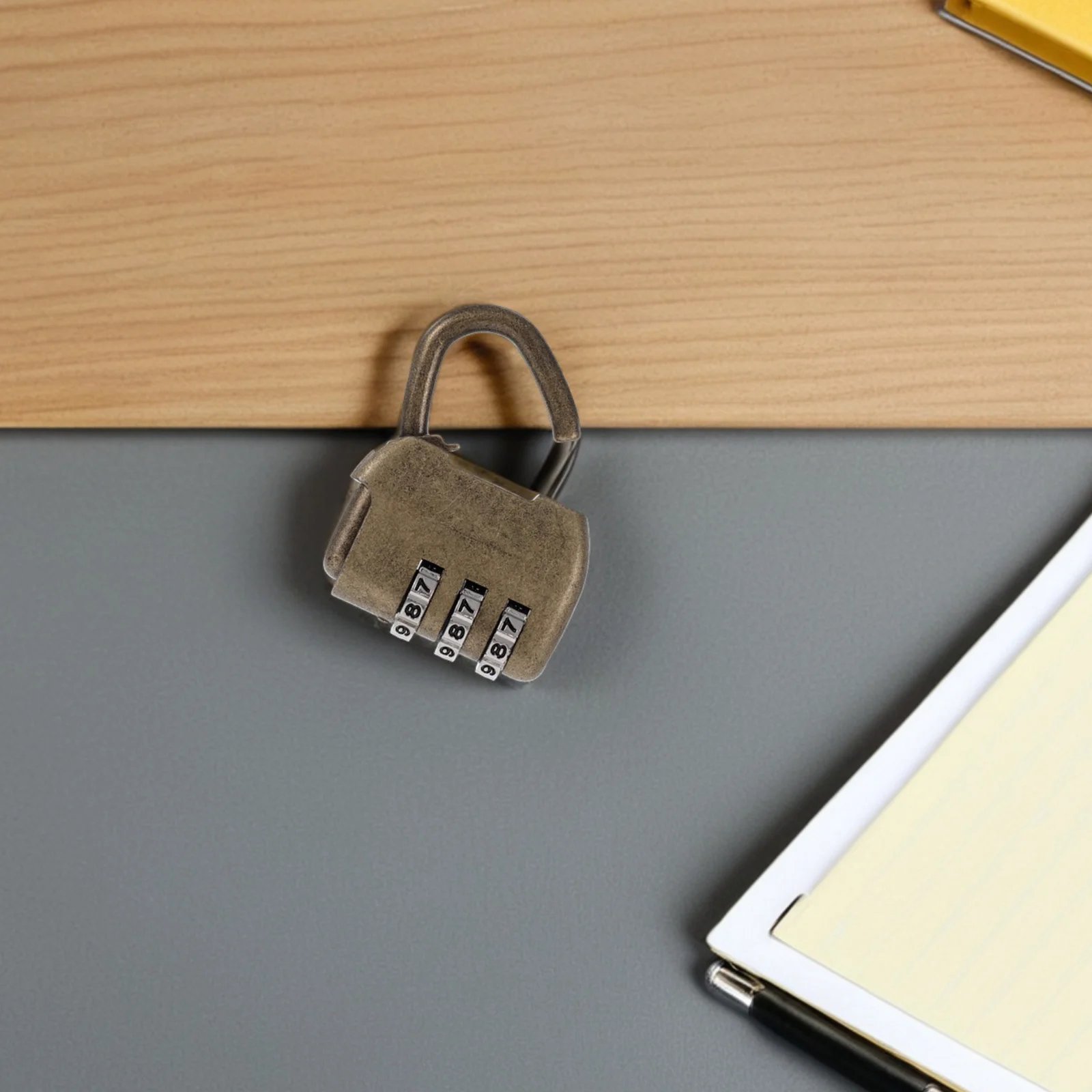 Cerradura de combinación de aleación de Zinc Vintage para equipaje, maleta, bolsa, armario, cajón, candado de seguridad antirrobo, cerradura de caja de estilo Retro