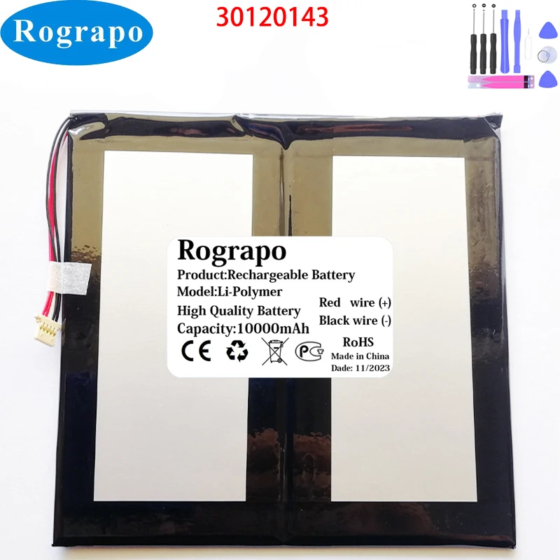 New 3.8V 10000mAh CSD 30120143 Tablet PC Battery +Tools