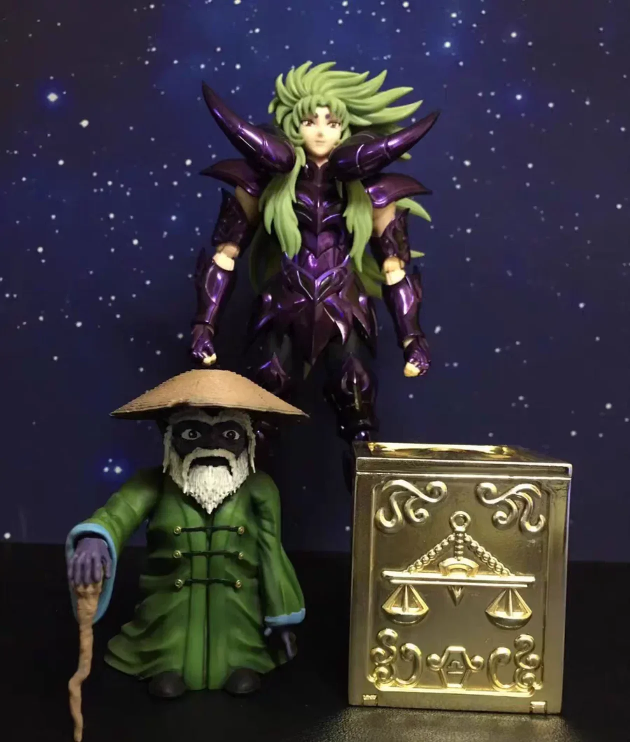 Saint Seiya Cloth Myth Elder Dohko Crane Standing Pose Shiryu's Mentor Resin Model Figure