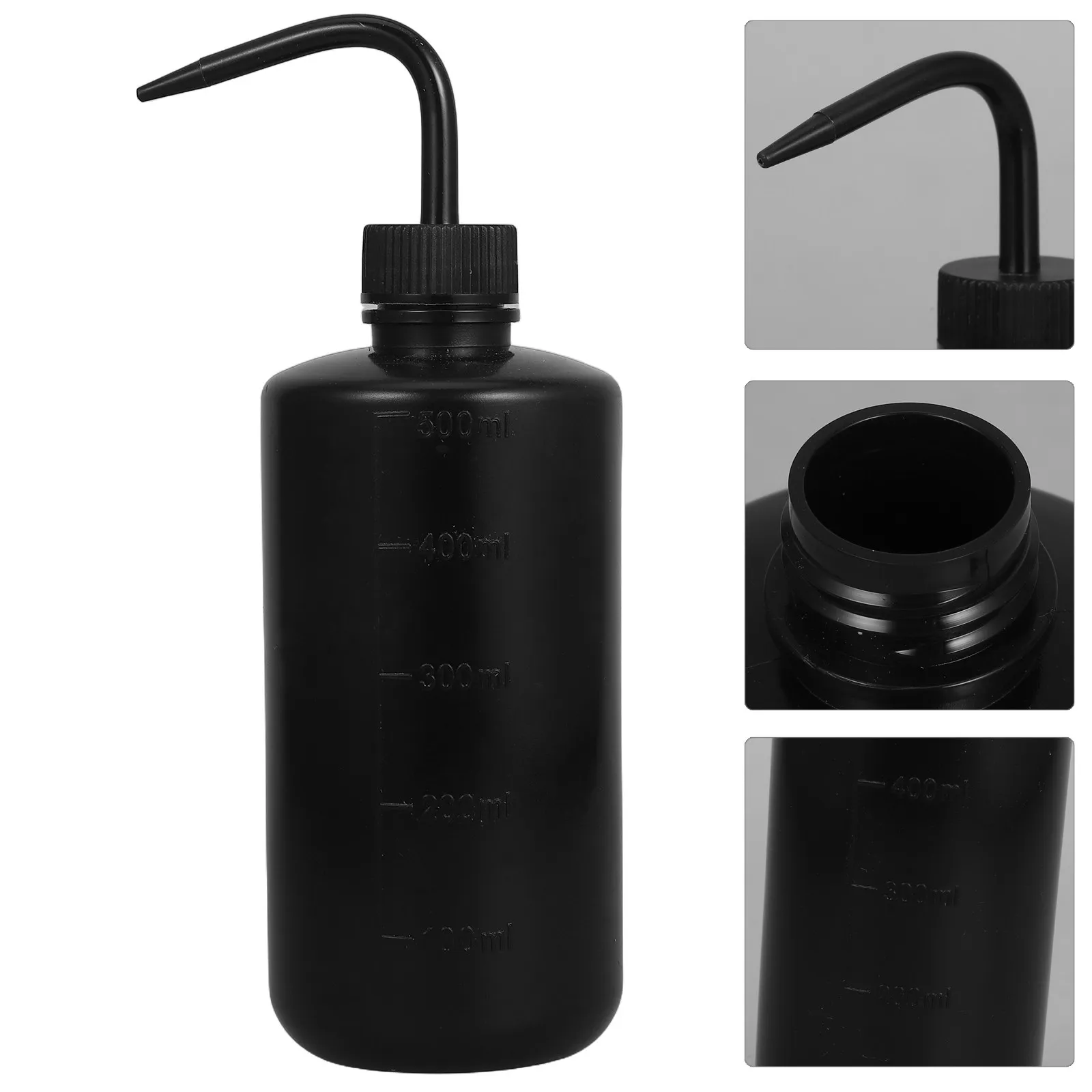 

2Pcs Plastic Squeeze Bottle Curved Mouth for Succulent Watering Tattoo Cleaning Irrigation Small Liquid Sprayer