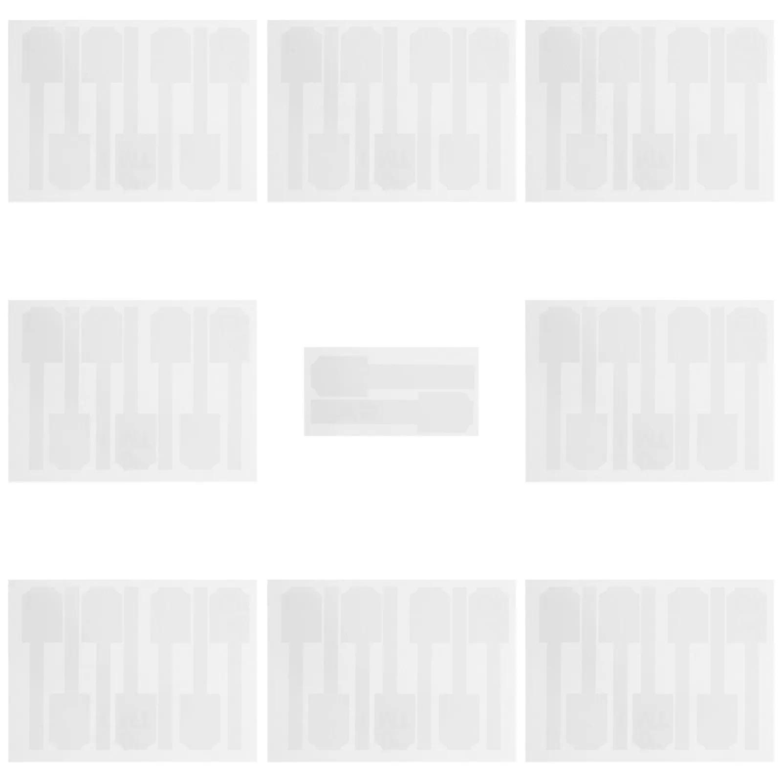 

1Set 88-Key Electronic Piano Protector Transparent Anti-Scratch Film Keyboard Cover for White Keys Home School Studio Use Music