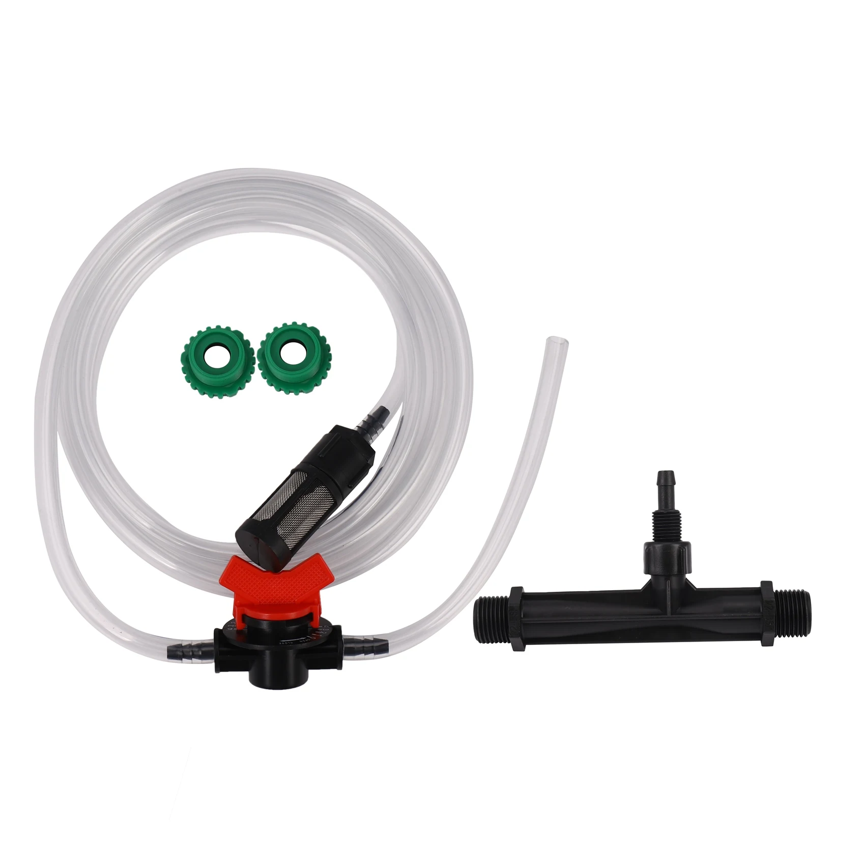 Y51A-Agricultural Venturi Fertilizer Injector Kit With 1/2 Inch To 3/4 Inch Threaded Greenhouse Irrigation Fittings 1 Set