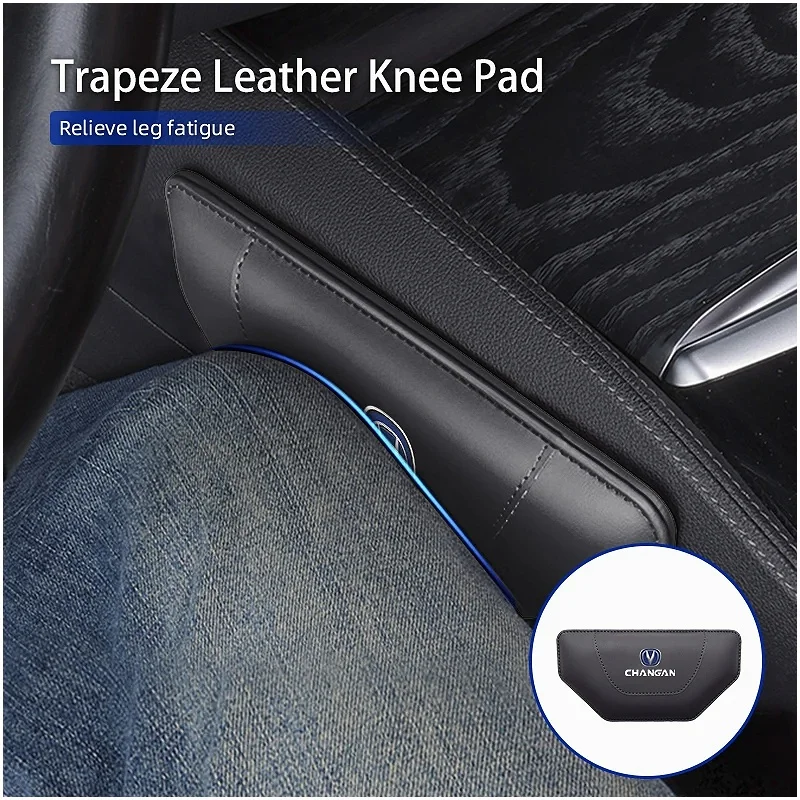 Car Leather Knee Pad Knee Rest Cushion For Changan CS75 PLUS CS55 PLUS UNI-S Eado Plus CS35 PLUS Alsvin PLUS UNI-V UNI-T UNI-K