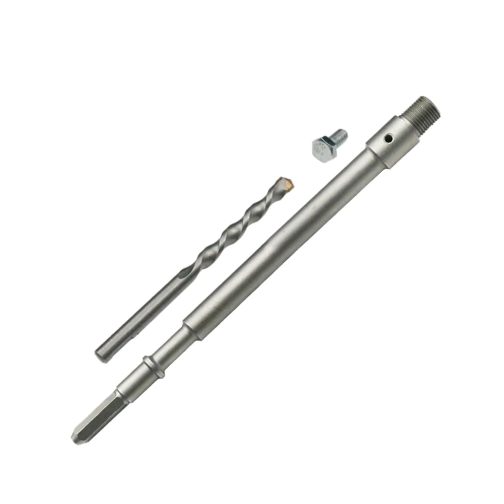 

Center Drill Bit Connecting Rod For Drilling Walls Center Drill Bit Connecting Rod Shank Concrete Stone Wall Silver